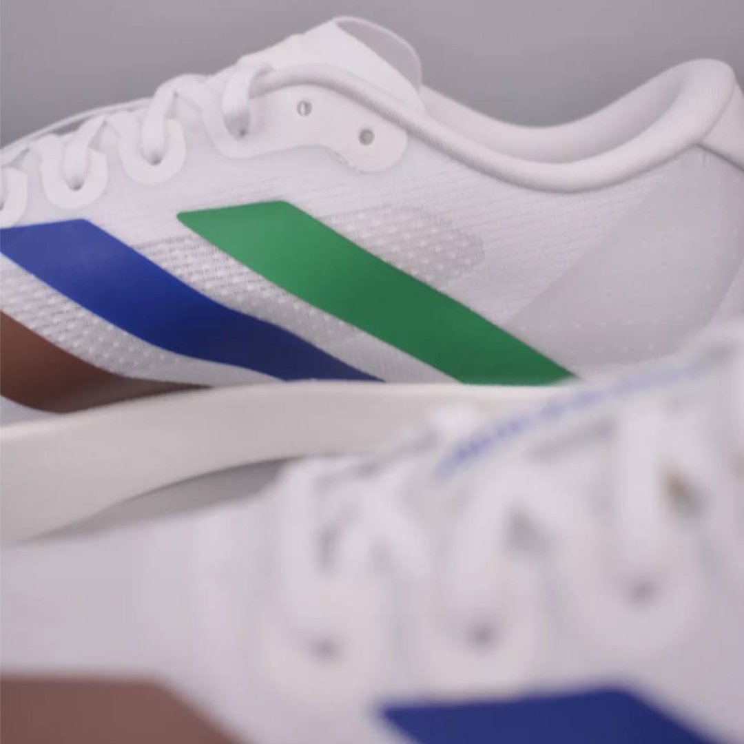 Tênis Adidas Adizero EVO SL - Branco/Verde/Azul/Marrom