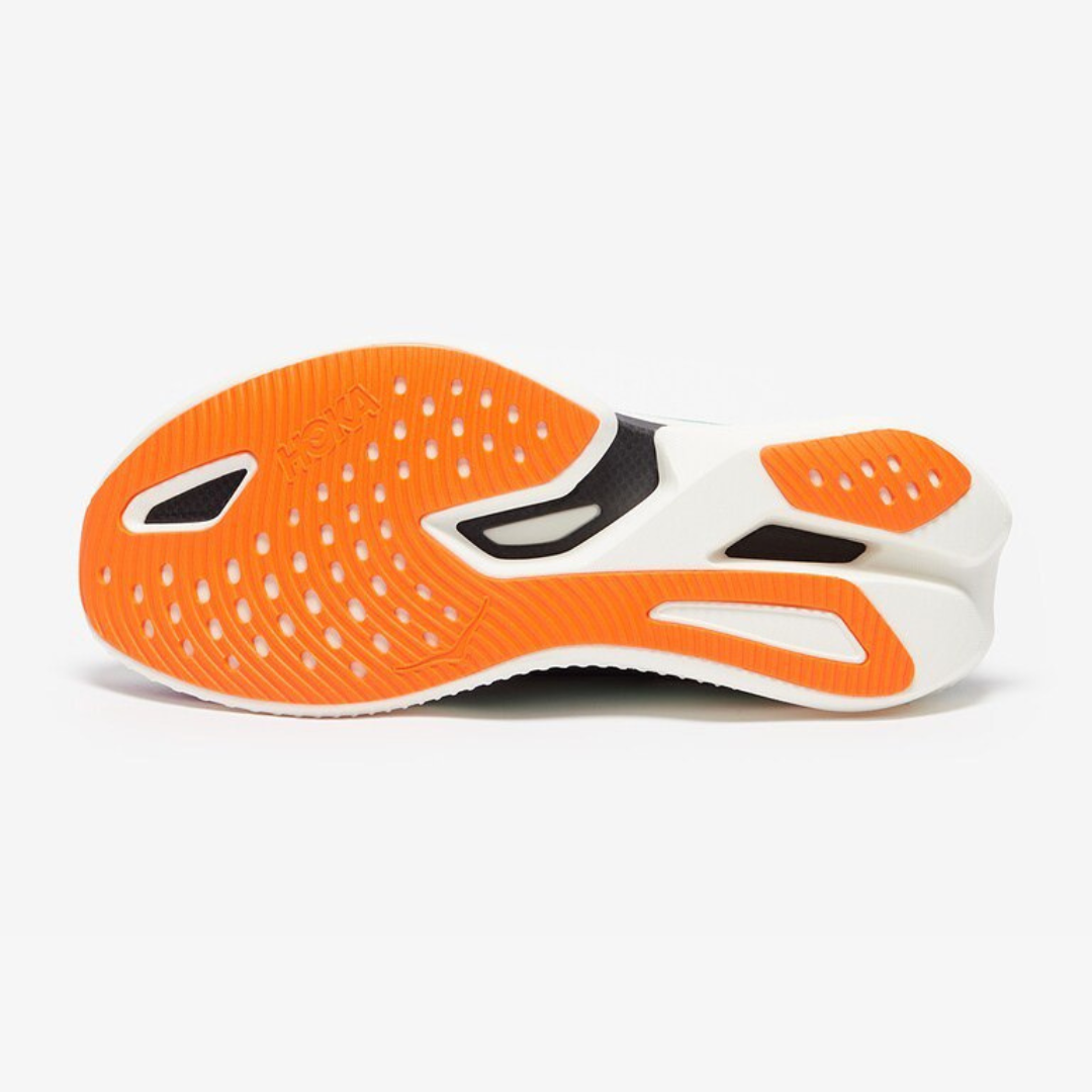 Tênis Hoka Cielo X1 Unissex - Preto/Electric Aqua