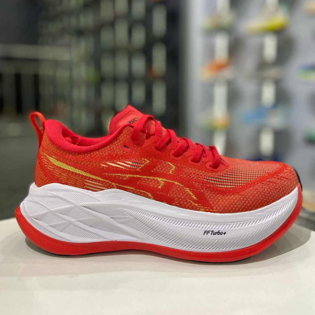 Tênis Asics Superblast 2 - Unissex - Vermelho/Branco