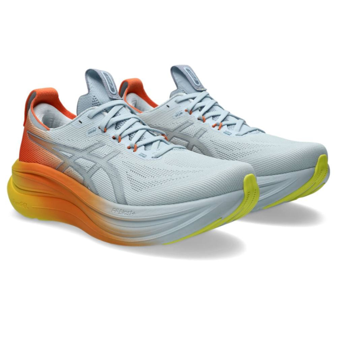 Tênis Asics Gel - Nimbus 28 - Cinza/Laranja