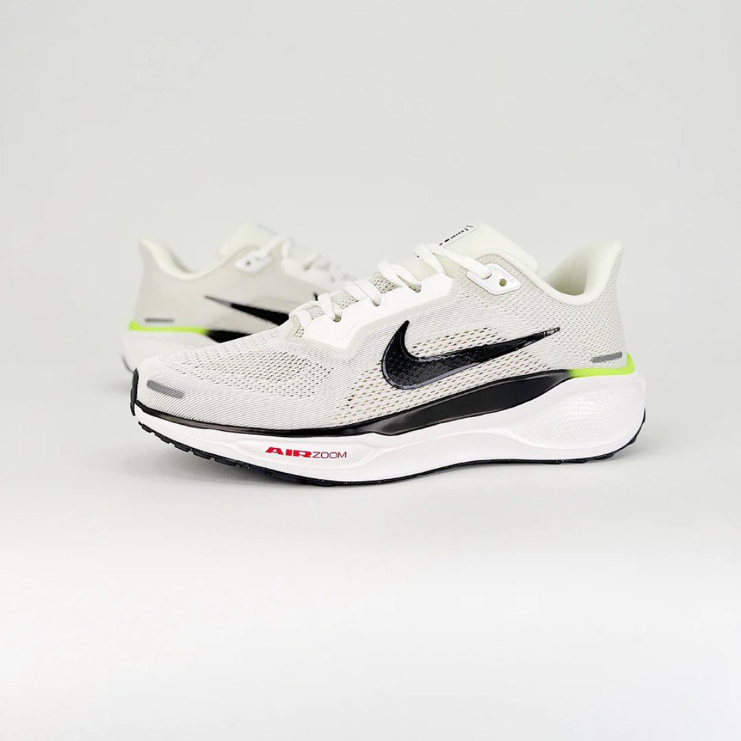 Tênis Nike Air Zoom Pegasus 41 - Branco/Preto/Verde