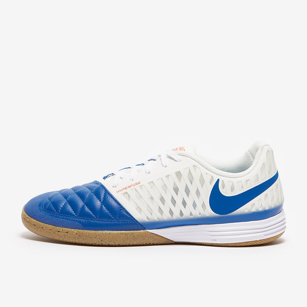 Chuteira Nike Lunar Gato 2 Futsal - Sail/Blue Jay/White/Gum Light Brown