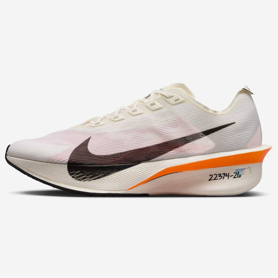 Tênis Nike ZoomX VaporFly 4 Bege/Laranja