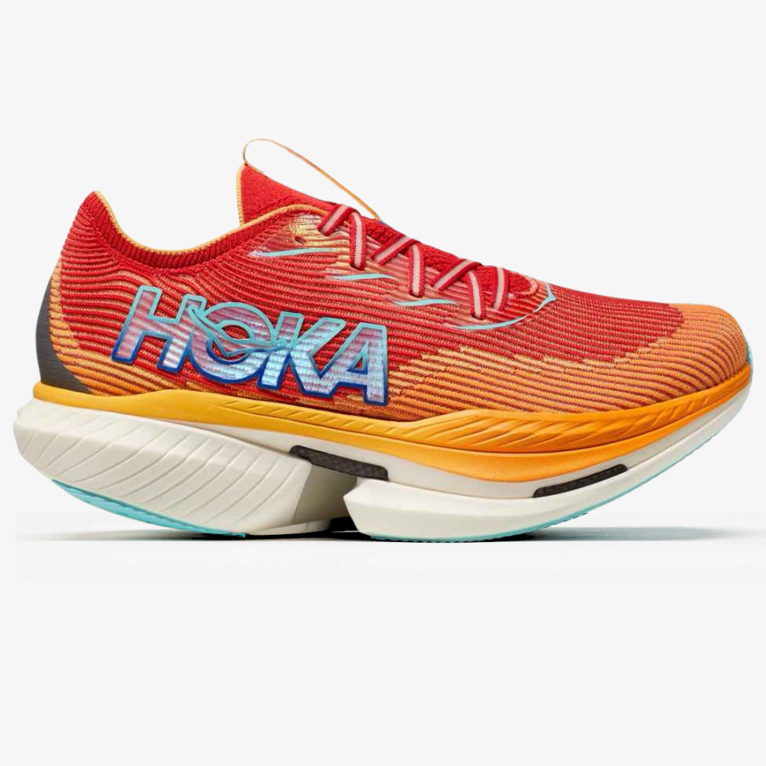 Tênis Hoka Cielo X1 Unissex - Cerise/Solar Flare