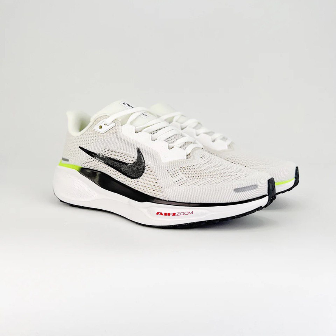 Tênis Nike Air Zoom Pegasus 41 - Branco/Preto/Verde