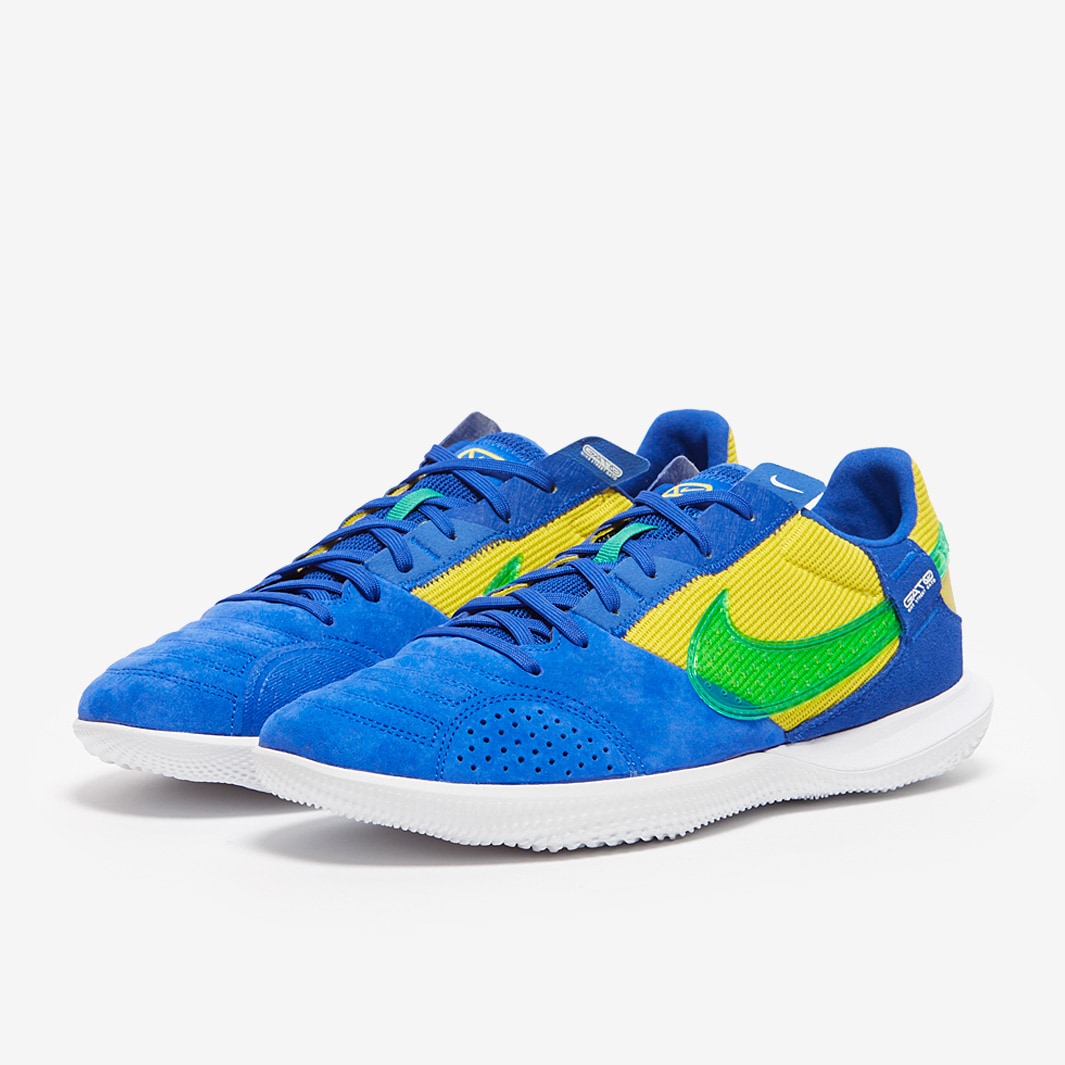 Chuteira Nike StreetGato Futsal Brazil - Game Royal/Stadium Green/Yellow Strike