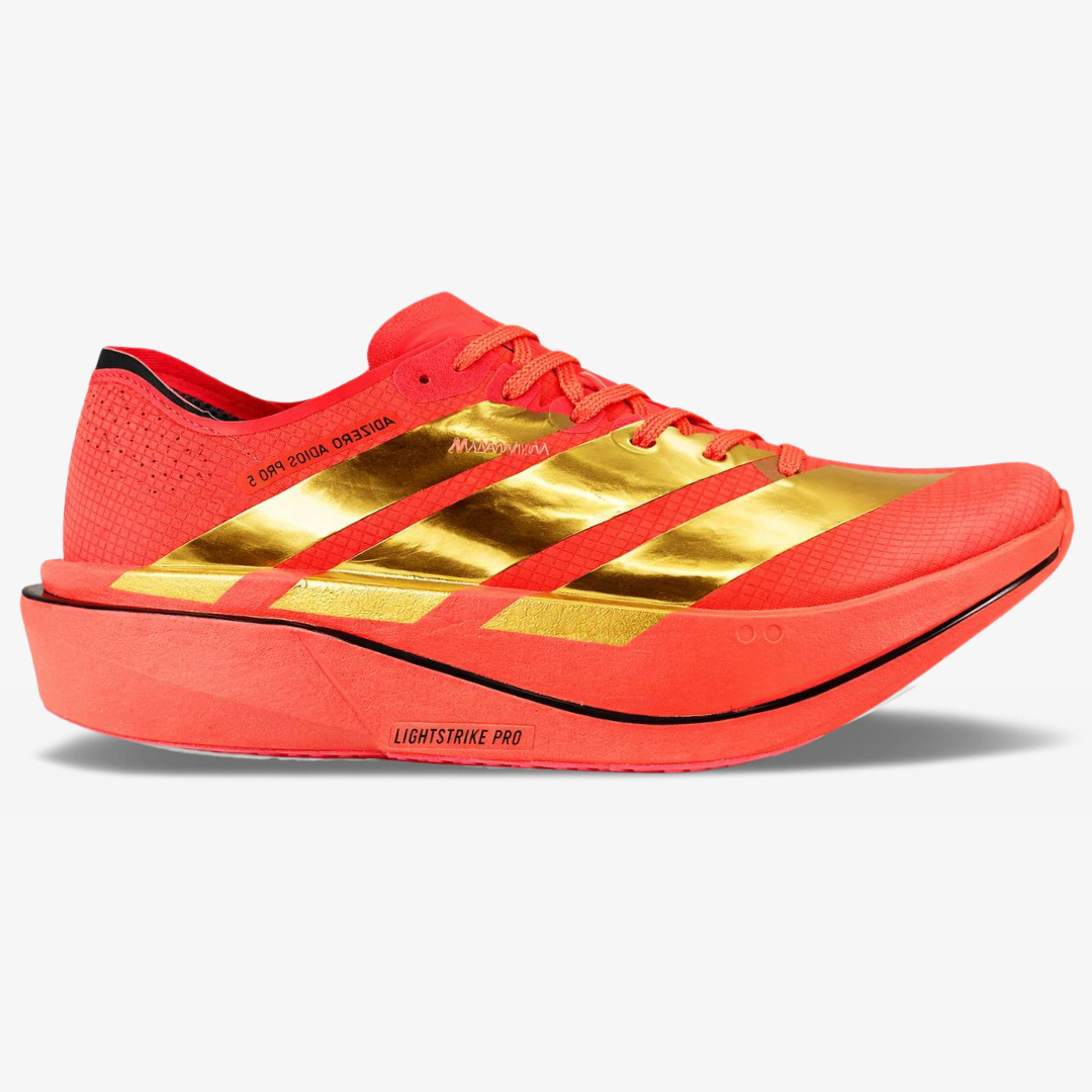 Tênis Adidas Adizero Adios Pro 5 - Vermelho/Dourado