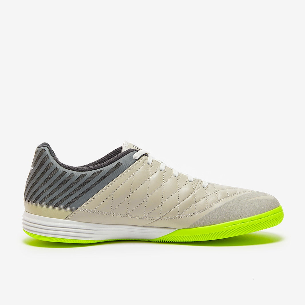 Chuteira Nike Lunar Gato 2 Futsal - Grigio Fumo/Bianco/Antracite/Grigio Pallido
