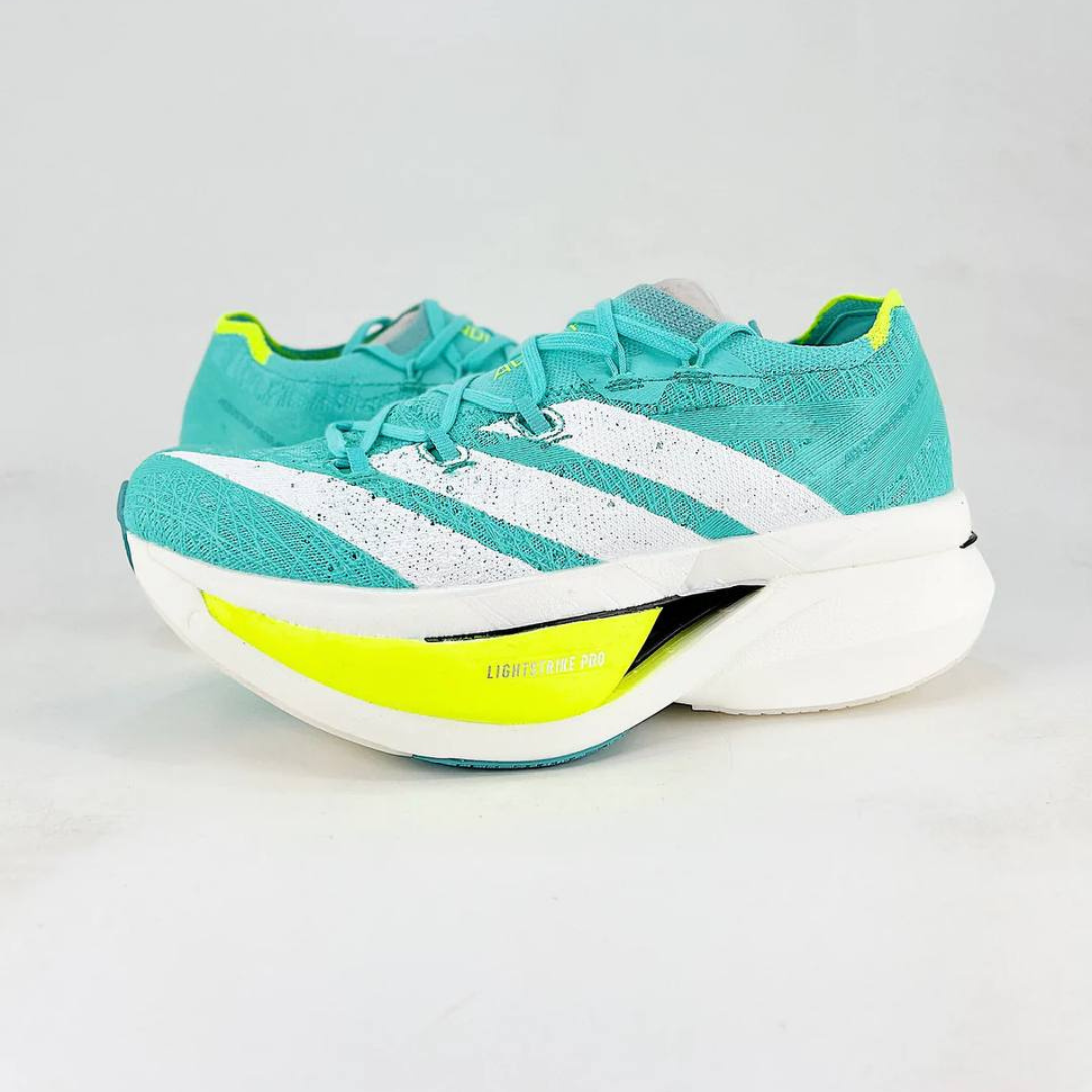 Tênis Adidas Adizero Prime X3 Strung - Flash Aqua/Zero Metalic/Lucid Lemon