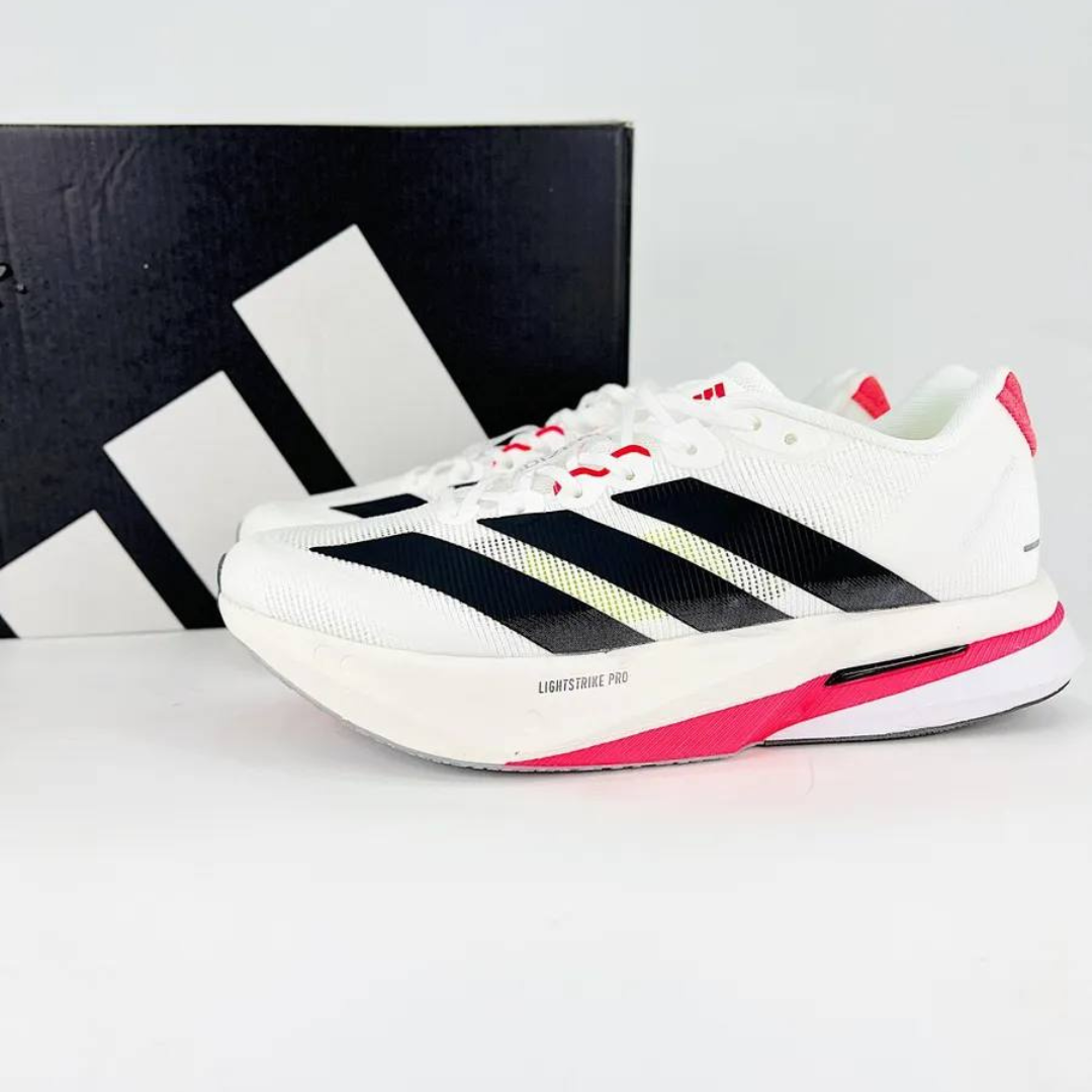 Tênis Adidas Adizero Boston 13 Branco/Vermelho