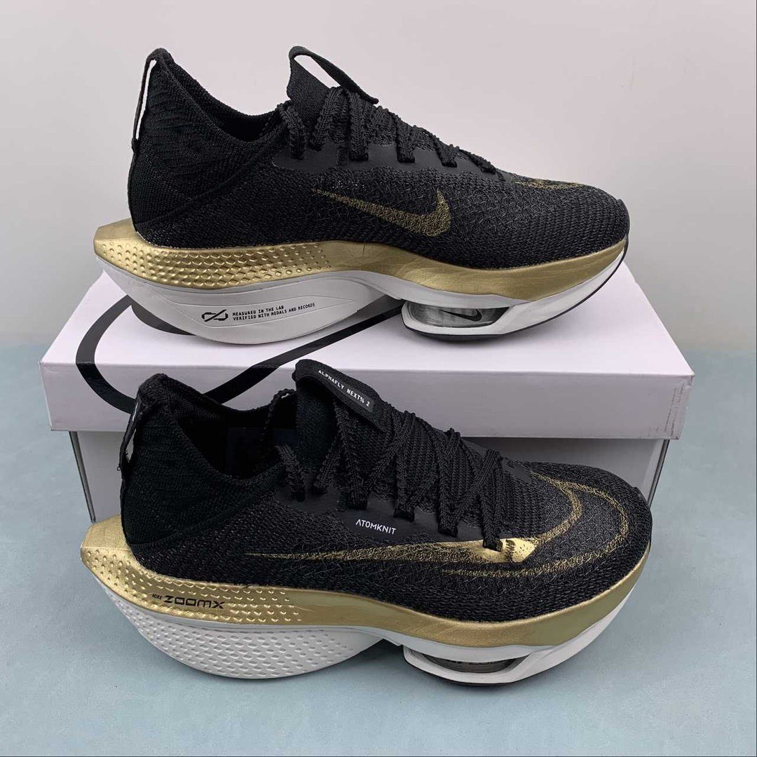 Tênis Nike Air Zoom Alphafly Next%2 - Preto/Dourado