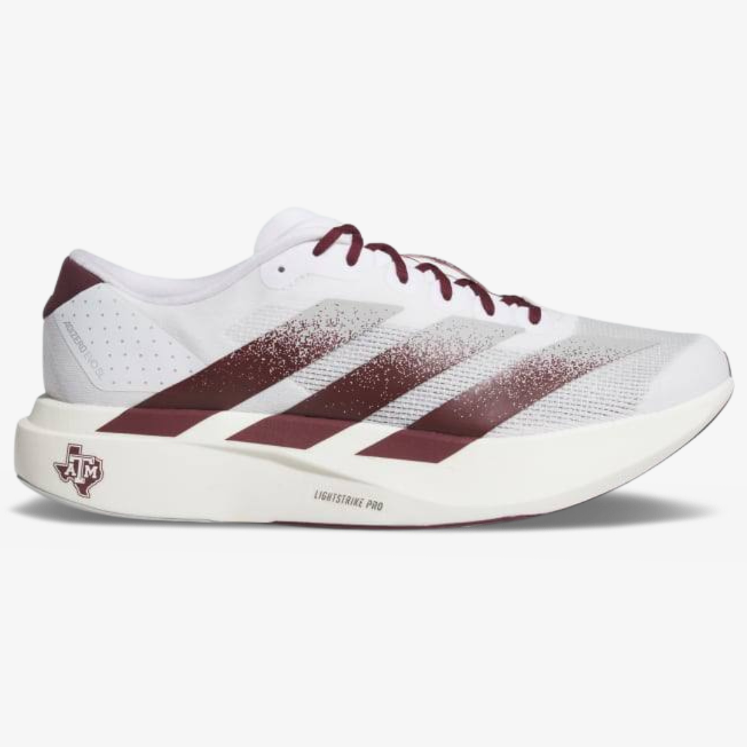 Tênis Adidas Adizero EVO SL - Branco/Vermelho Vinho
