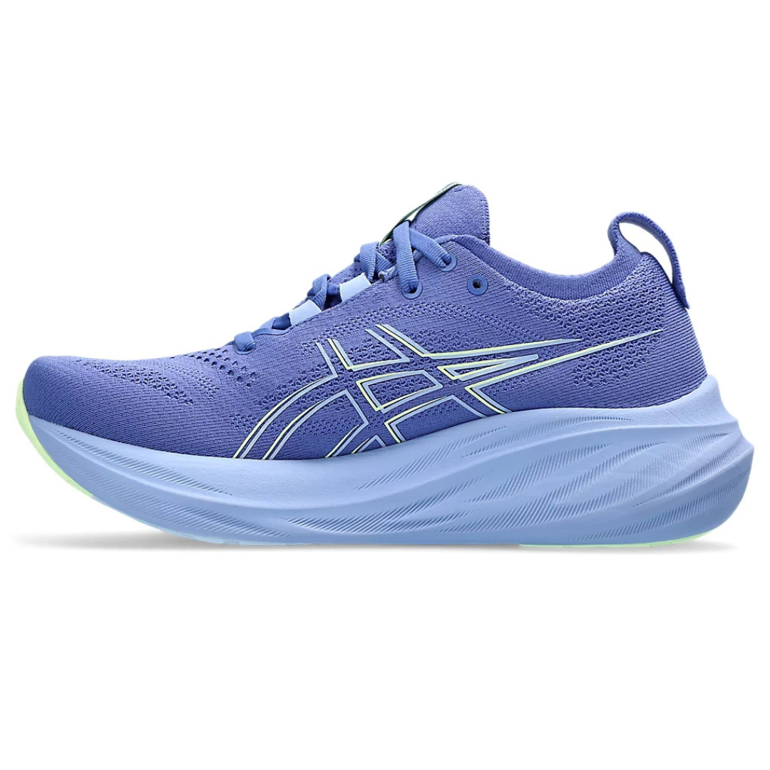 Tênis Asics Gel - Nimbus 26 - Roxo com Lilás e Verde