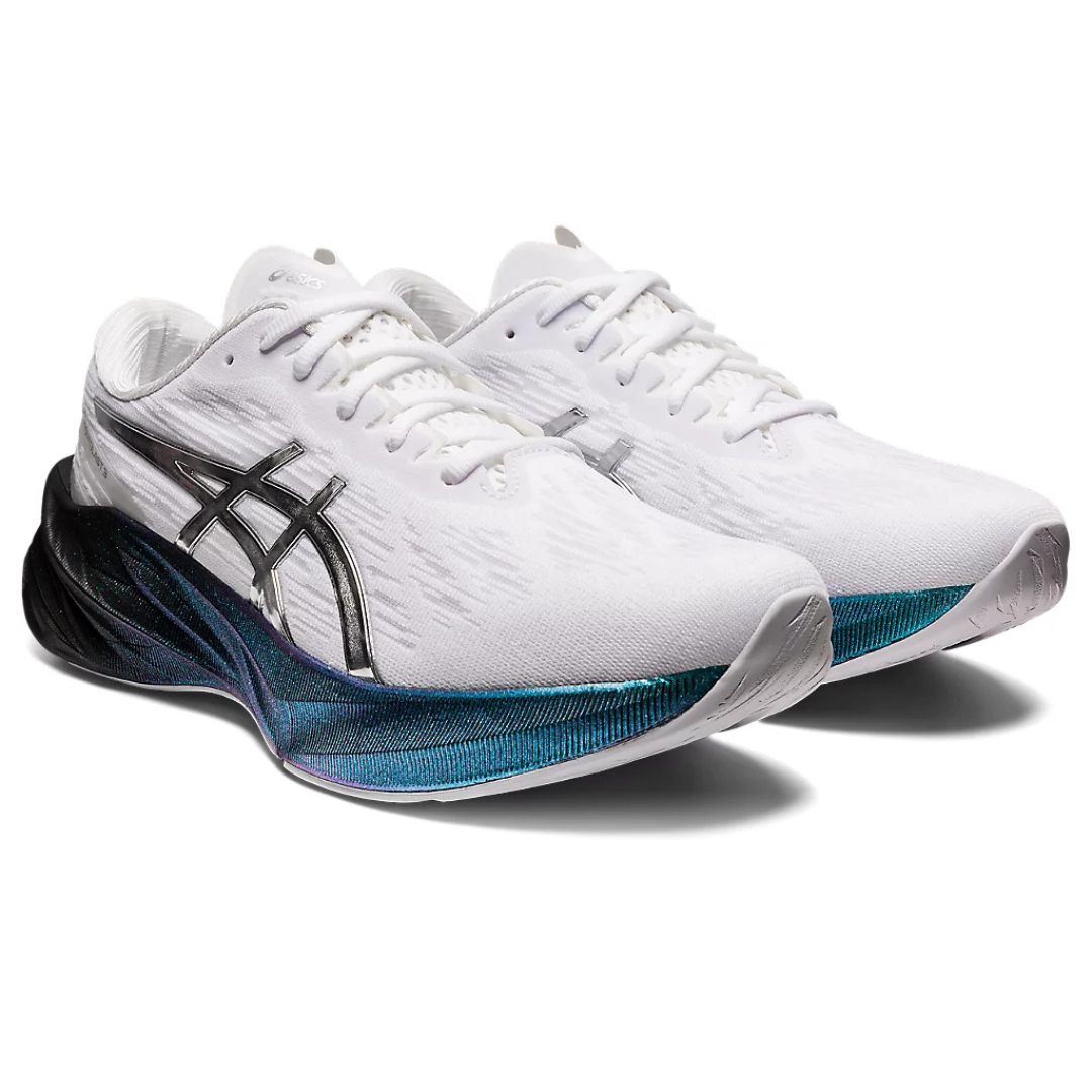 Tênis Asics Novablast 3 White Blue