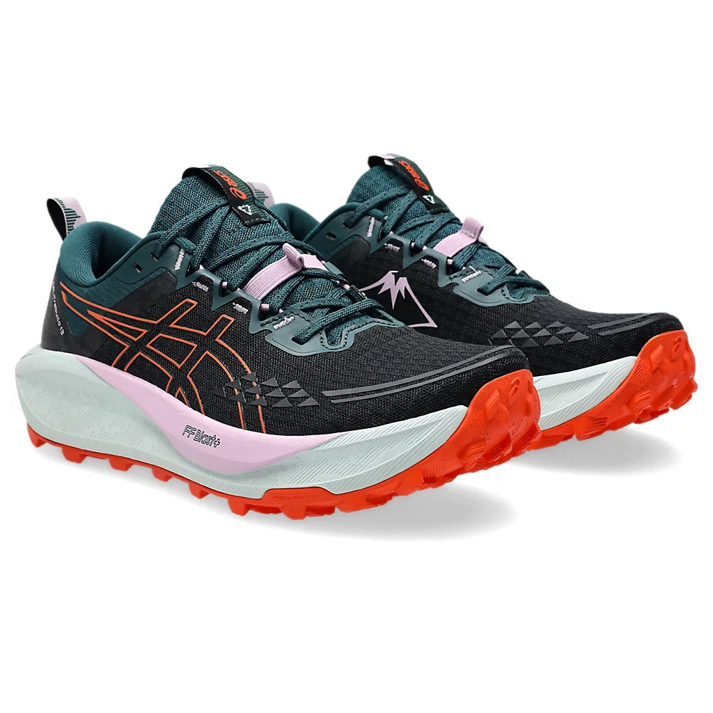 Tênis Asics Gel Trabuco 13 - Preto/Laranja/Branco