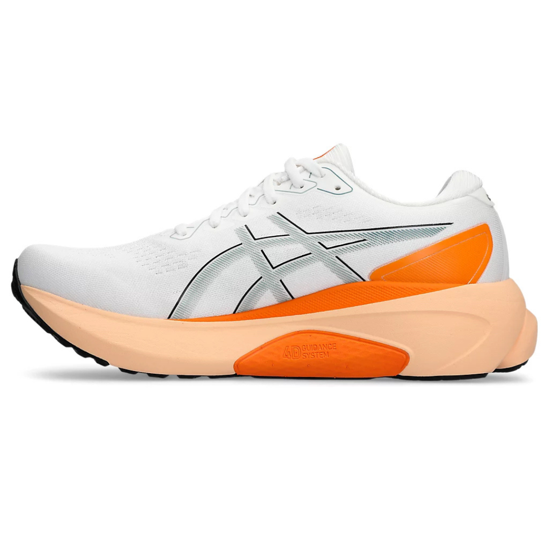 Tênis Asics Gel-Kayano 30 - Branco e Laranja