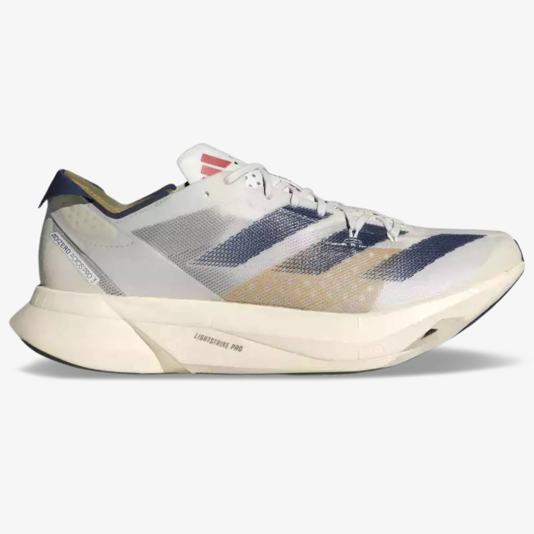 Tênis Adidas Adizero Adios Pro 3 - Branco/Azul Escuro