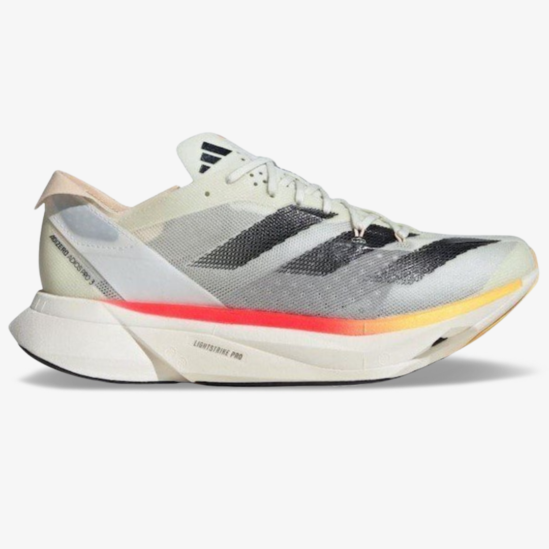Tênis Adidas Adizero Adios Pro 3 - Bege/Preto/Laranja