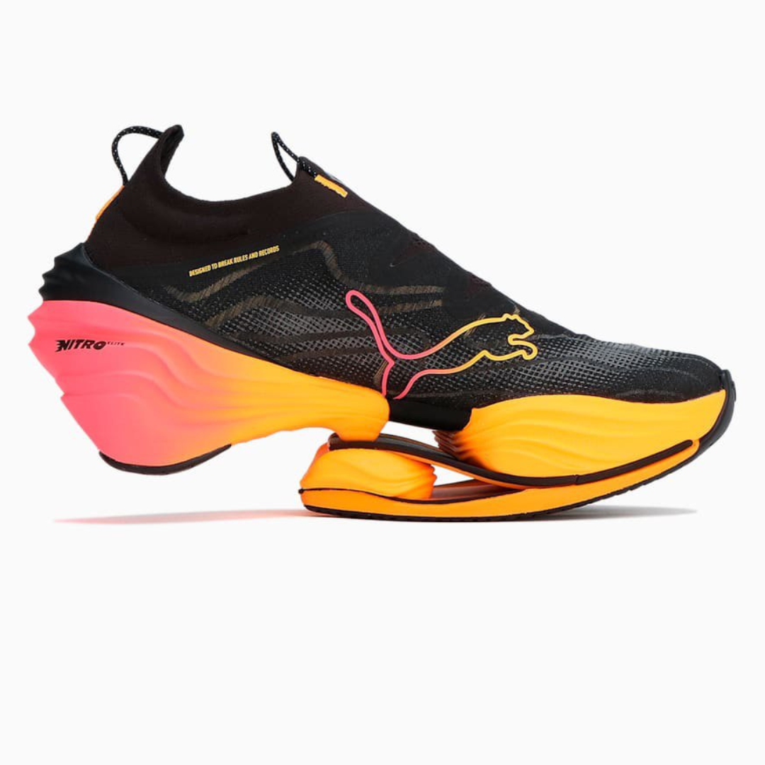Tênis Puma Fast-RB Nitro Elite - Preto/Laranja/Rosa