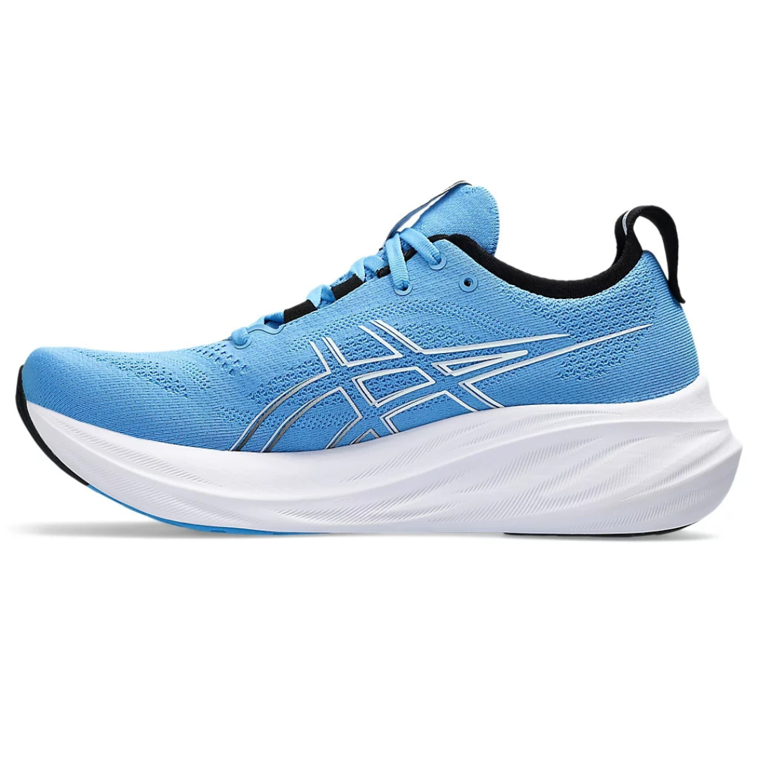 Tênis Asics Gel - Nimbus 26 - Azul com Branco e Preto