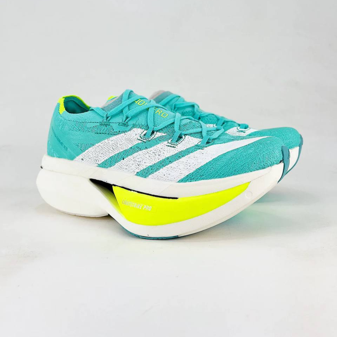 Tênis Adidas Adizero Prime X3 Strung - Flash Aqua/Zero Metalic/Lucid Lemon