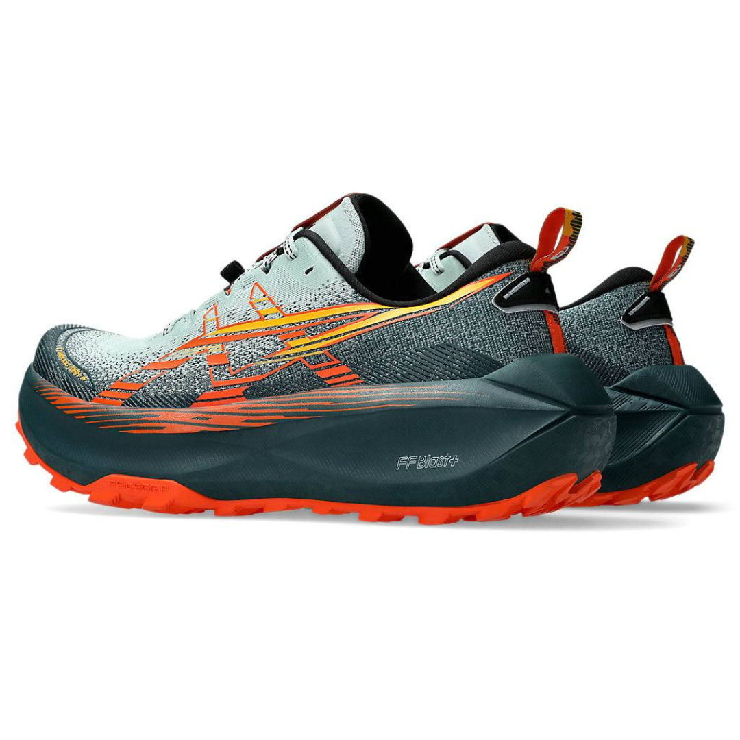 Tênis Asics Trabuco Max 4 - Musgo Frio/Laranja