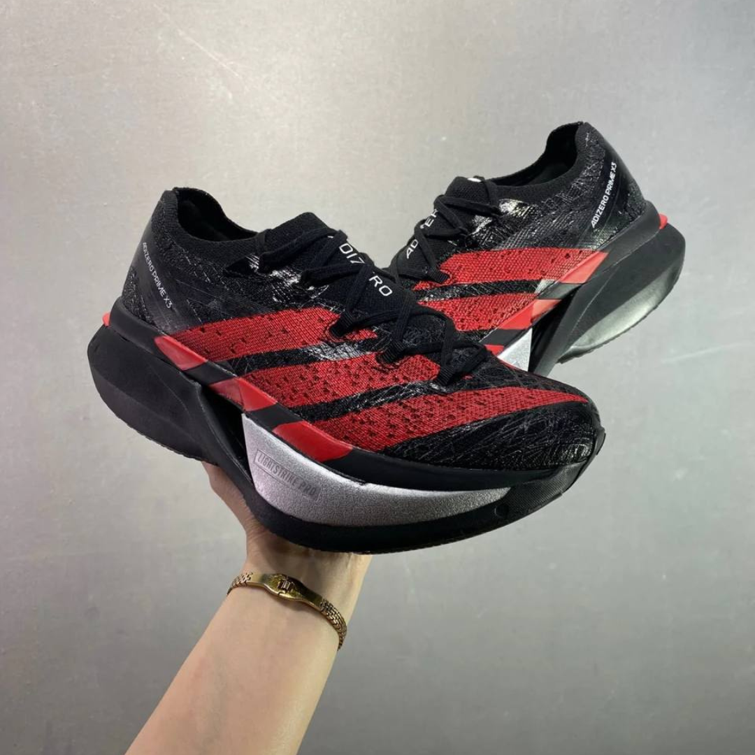 Tênis Adidas Adizero Prime X3 Strung - Preto/Vermelho