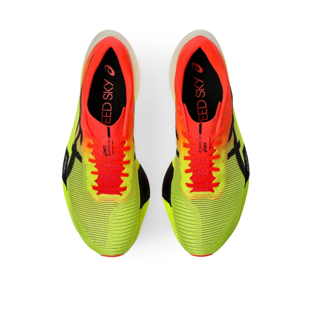 Tênis Asics Metaspeed Sky Paris Amarelo/Vermelho