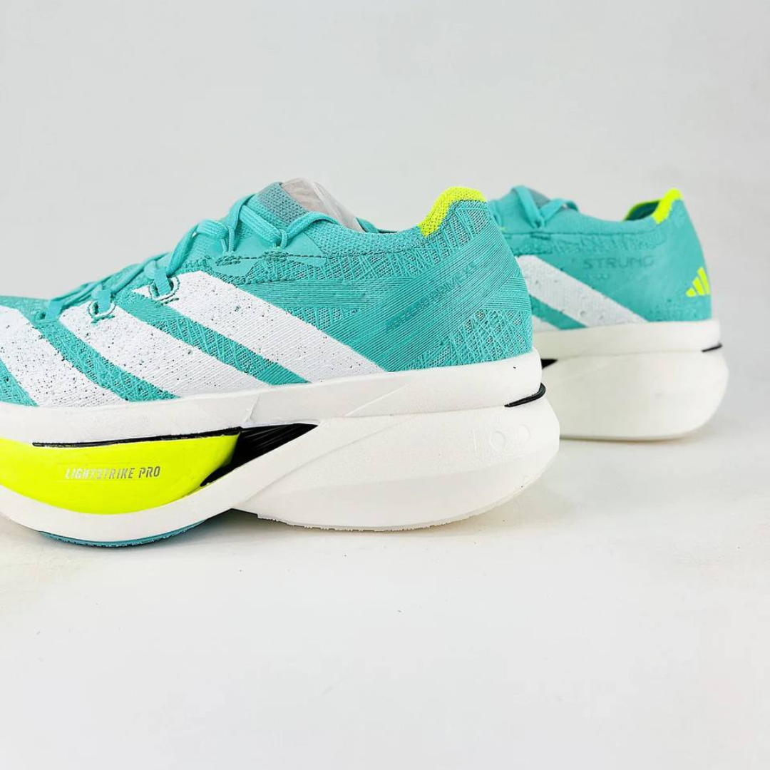 Tênis Adidas Adizero Prime X3 Strung - Flash Aqua/Zero Metalic/Lucid Lemon