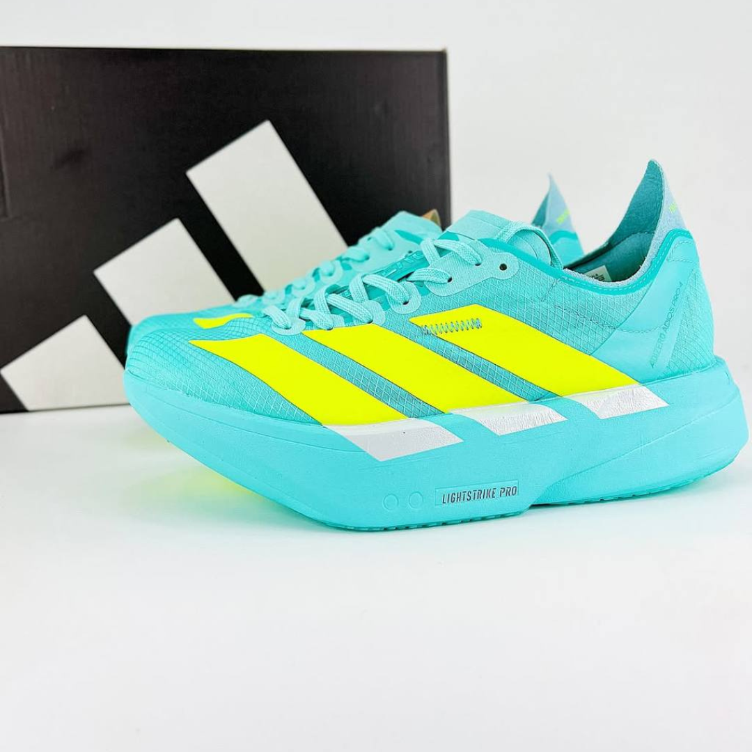 Tênis Adidas Adizero Adios Pro 4 Flash Aqua Lucid Lemon