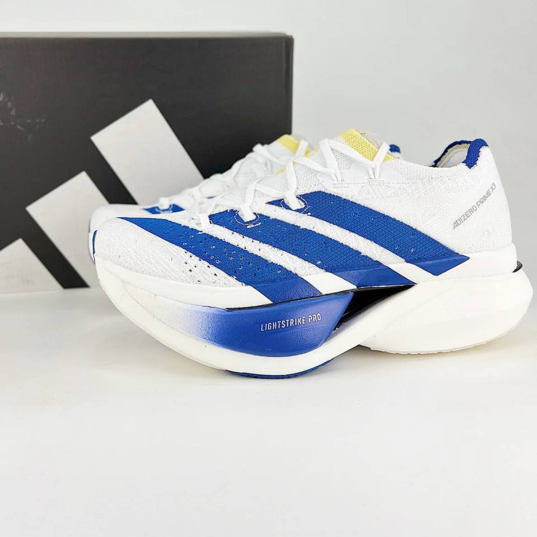 Tênis Adidas Adizero Prime X3 Strung - Branco/Azul