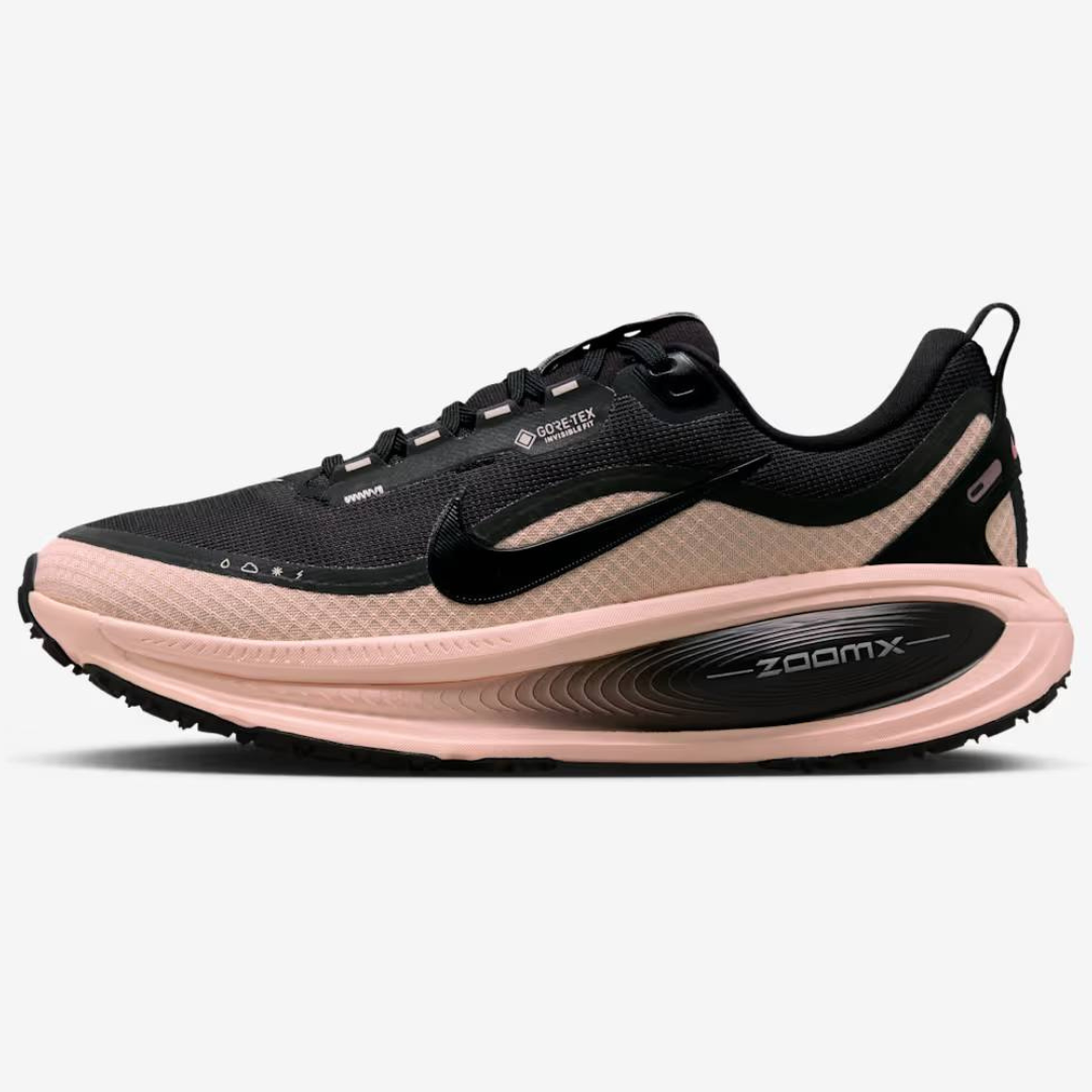 Tênis Nike Vomero 18 GORE-TEX - Preto/Rosa Claro