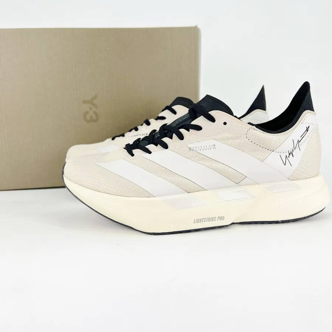 Tênis Adidas Adizero Adios Pro 4 Y3 Bege/Preto