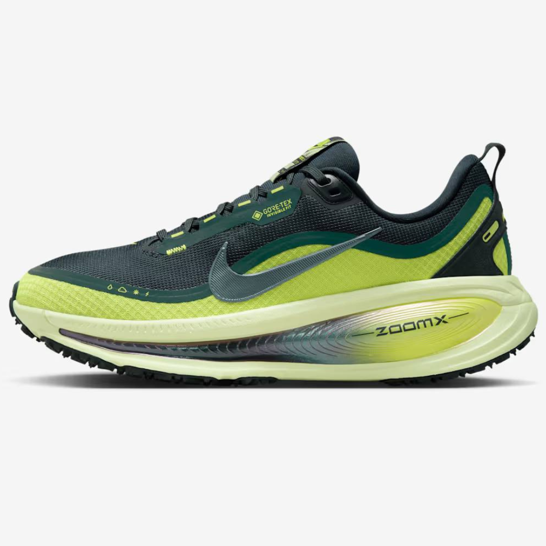 Tênis Nike Vomero 18 GORE-TEX - Verde Escuro/Verde Neon