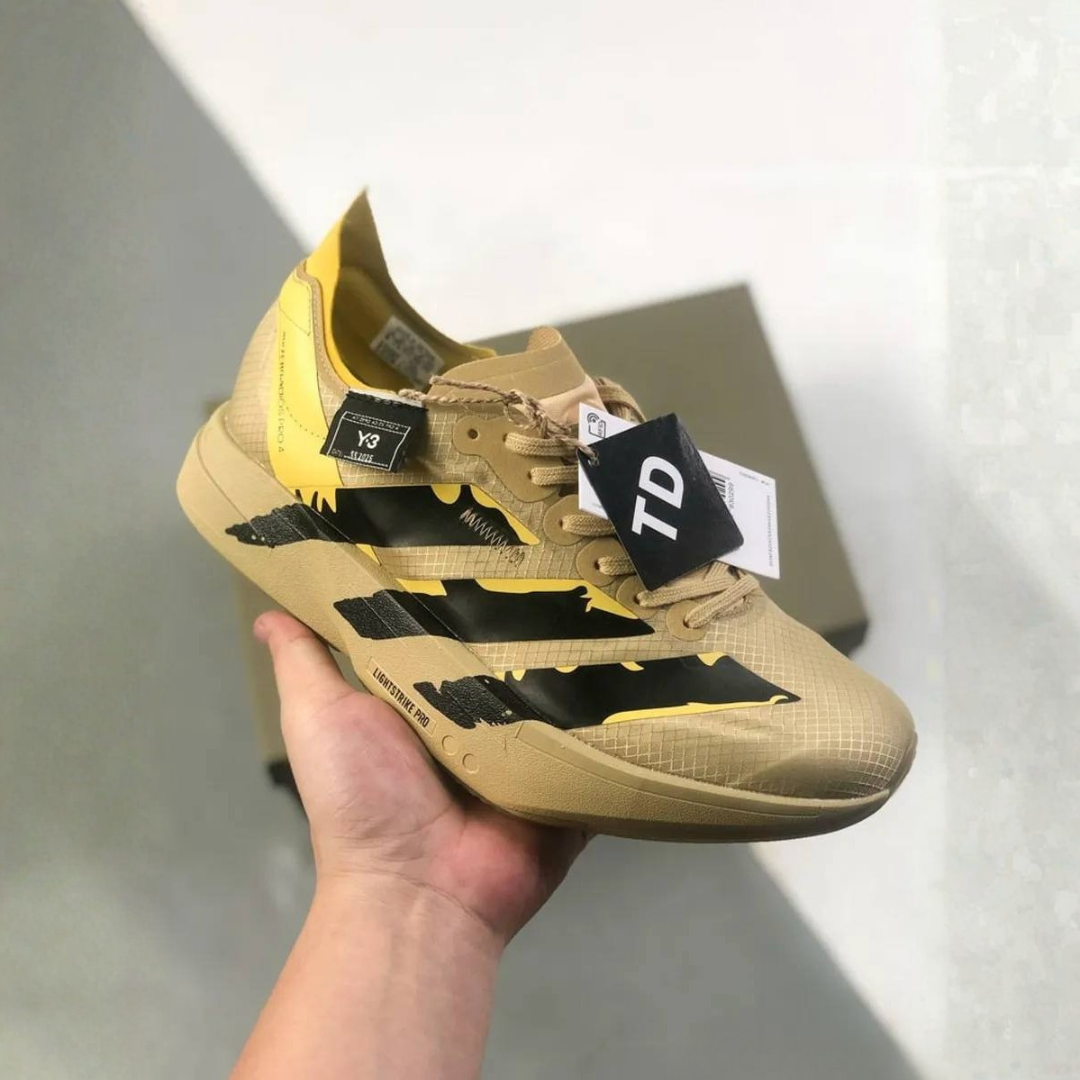 Tênis Adidas Adizero Adios Pro 4 Y3 Bege/Preto