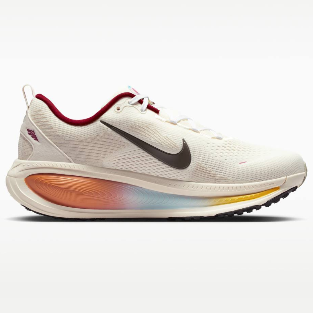 Tênis Nike Vomero 18 - Branco/Vermelho Vinho