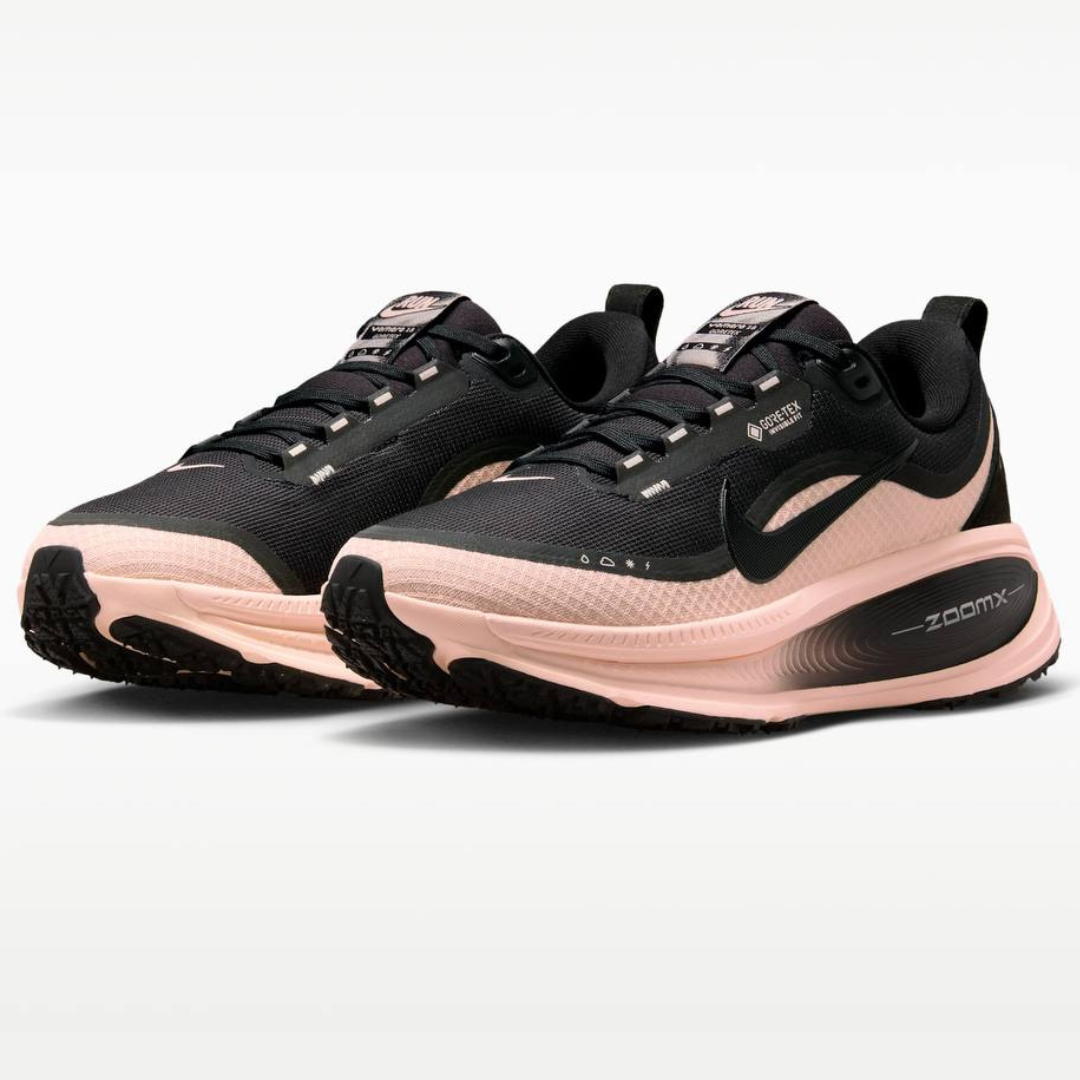 Tênis Nike Vomero 18 GORE-TEX - Preto/Rosa Claro