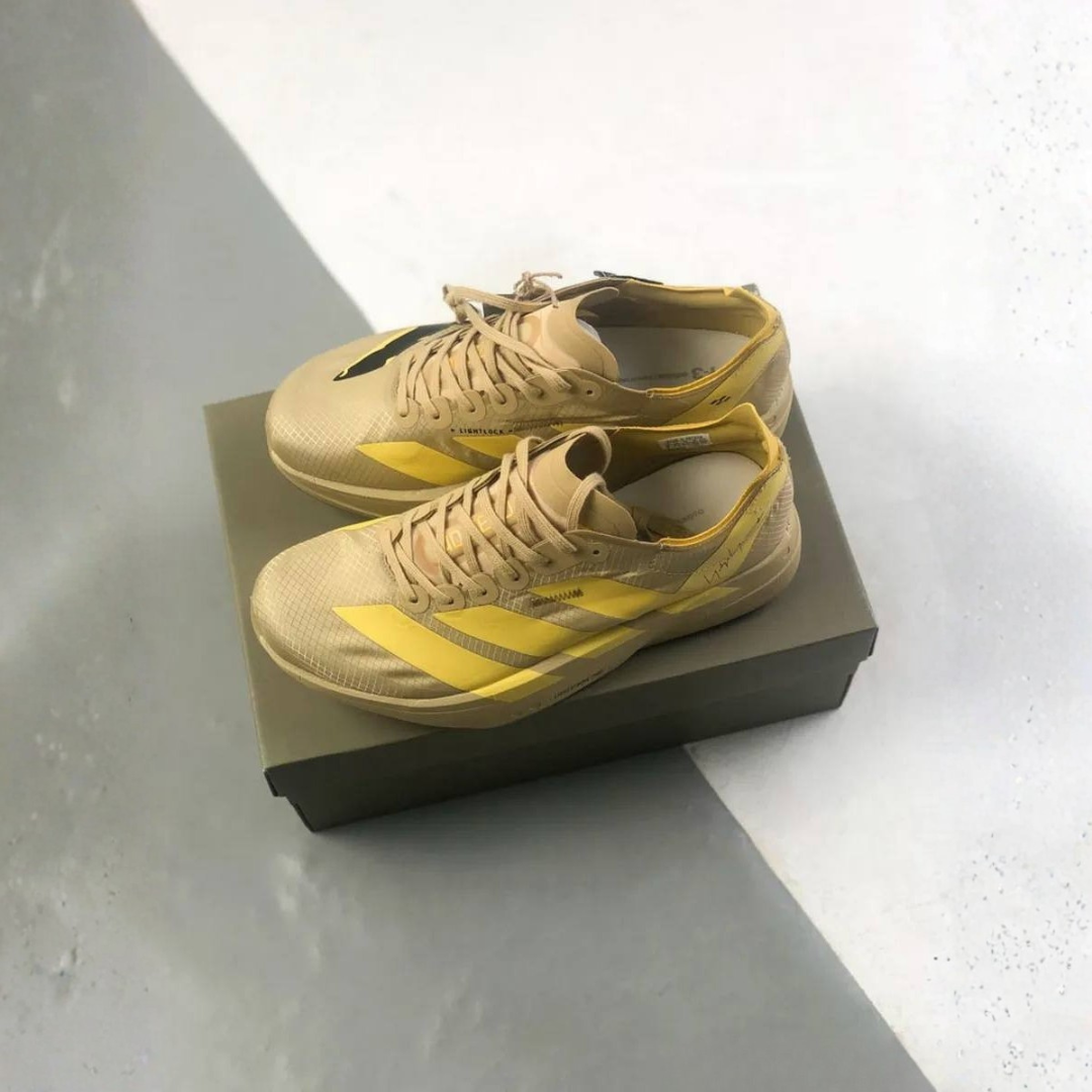 Tênis Adidas Adizero Adios Pro 4 Y3 Bege/Preto