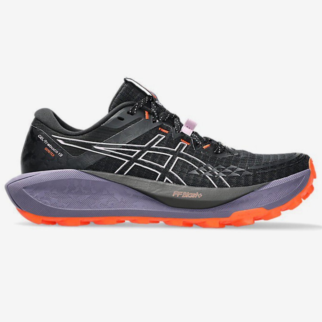 Tênis Asics Gel Trabuco 13 - Preto/Laranja/Roxo