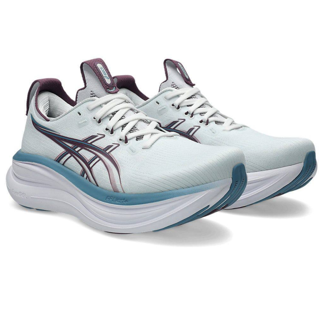 Tênis Asics Gel - Nimbus 28 - Azul Ártico/Roxo Veludo