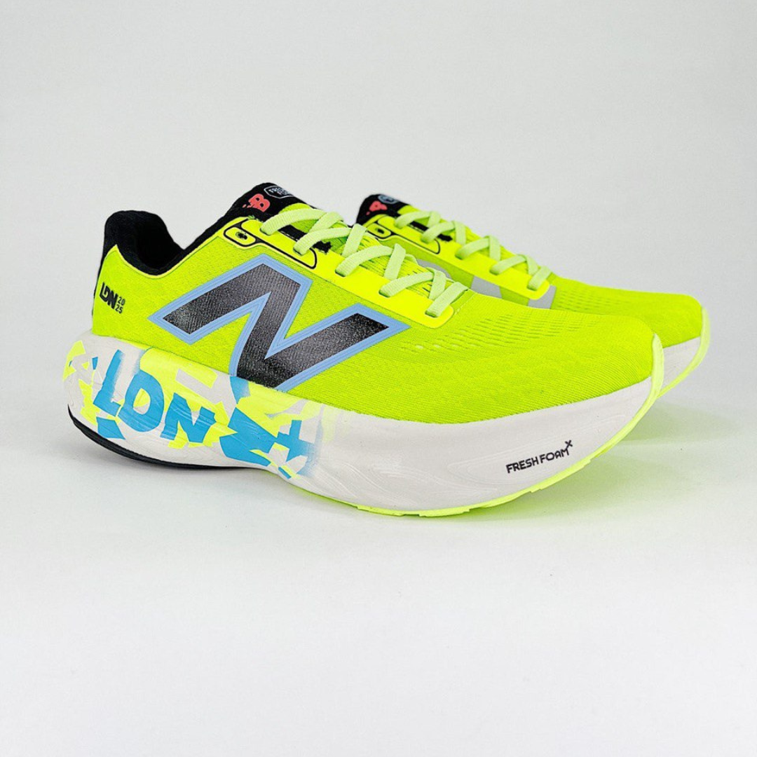 Tênis New Balance Fresh Foam X 1080 V14 London - Verde Fluorescente