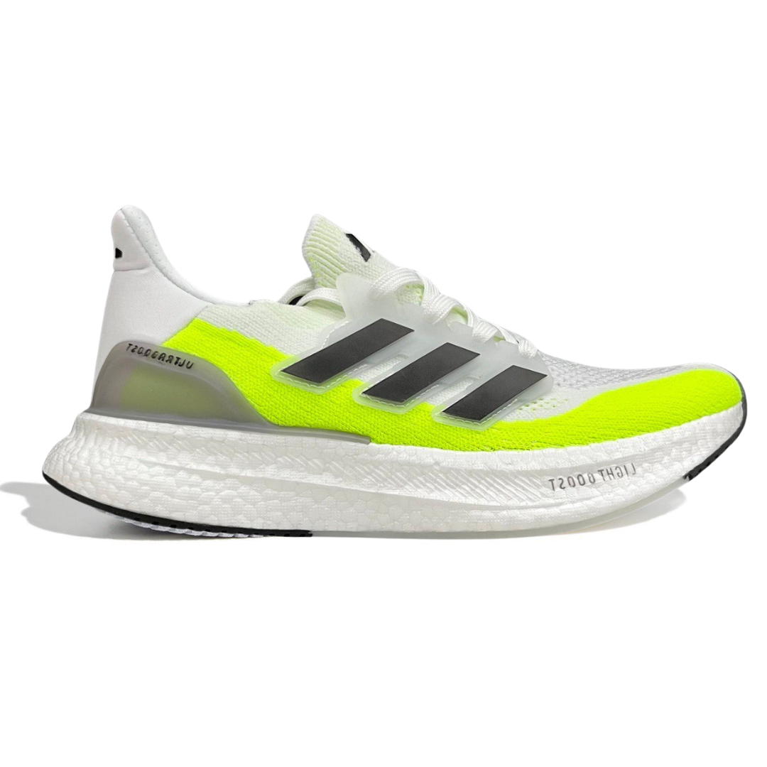 Tênis Adidas Ultraboost 5 Branco Verde Fluorescente