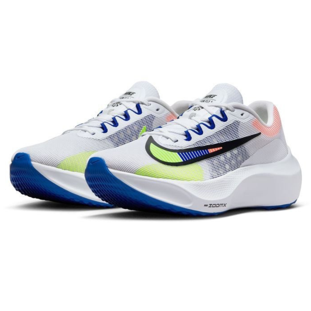 Tênis Nike Zoom Fly 5 Branco com Azul e Verde