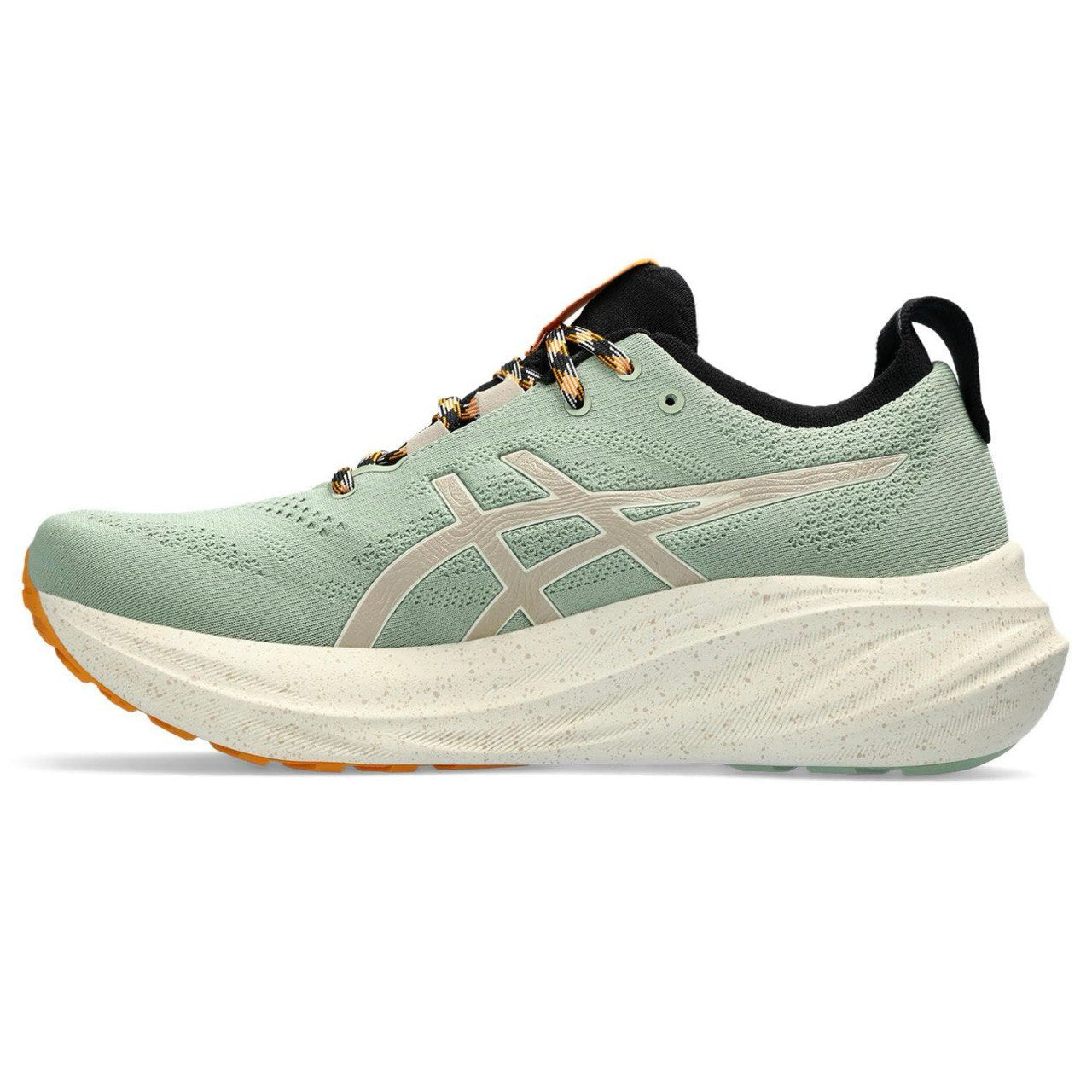 Tênis Asics Gel - Nimbus 26 TR - Verde/Creme/Laranja