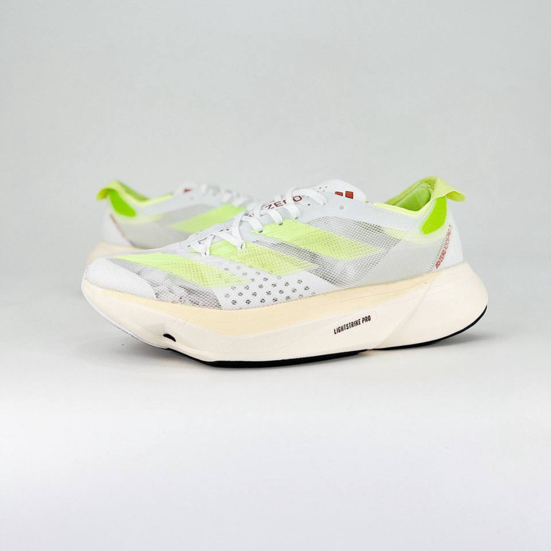 Tênis Adidas Adizero Adios Pro 3 - Branco/Verde Neon