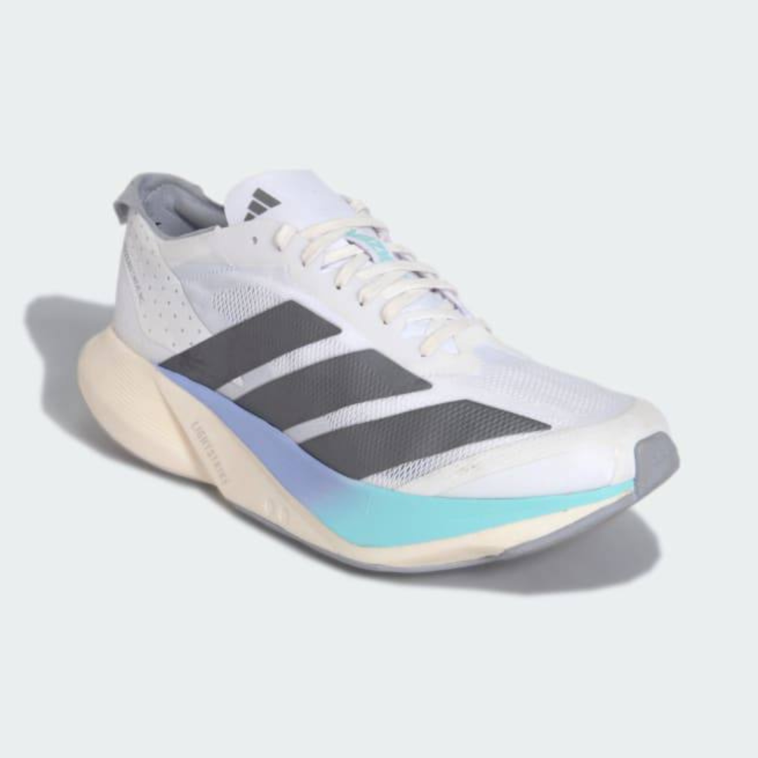 Tênis Adidas Adizero Drive RC - Cloud White/Iron Metallic/Flash Aqua