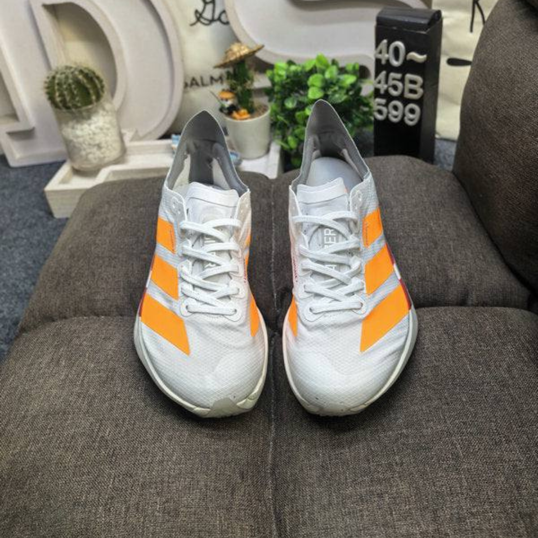 Tênis Adidas Adizero Adios Pro 4 Branco/Laranja
