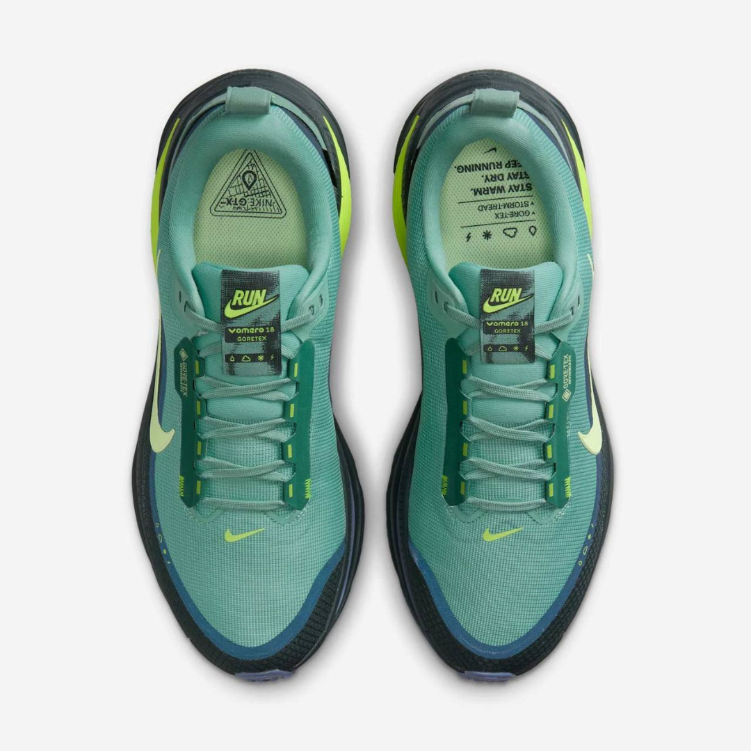 Tênis Nike Vomero 18 GORE-TEX - Verde/Preto