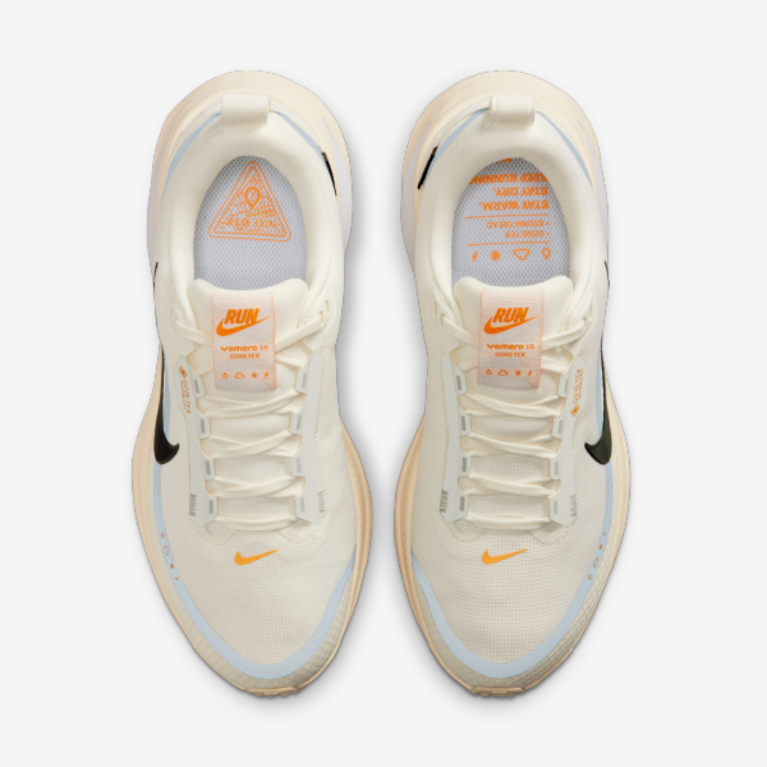 Tênis Nike Vomero 18 GORE-TEX - Bege/Cinza