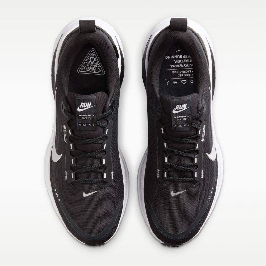 Tênis Nike Vomero 18 GORE-TEX - Preto/Branco